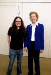 Zoi Aliozi and her idol... Mary Robinson!